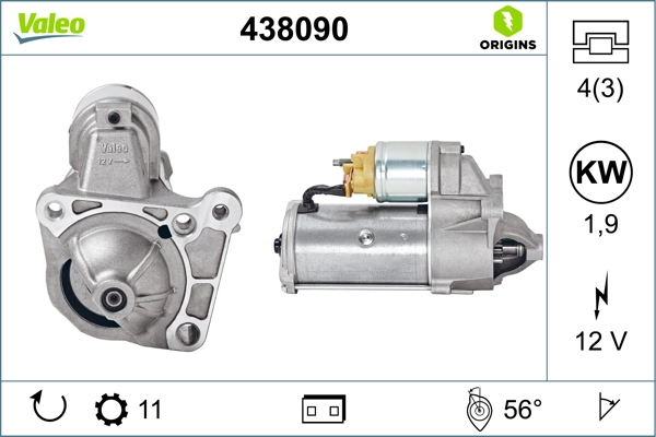 Motor de arranco D7R49 Nissan/Infiniti