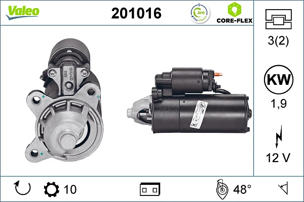 Compre 201016 VALEO Motor de arranco