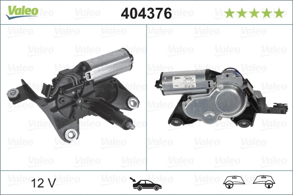 Motor de limpador pára-brisas de vidro traseiro VALEO 404376 preço, a partir de 44,34 USD