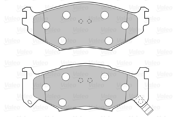 Sapatas do freio dianteiras de disco para Chrysler Voyager I ES 