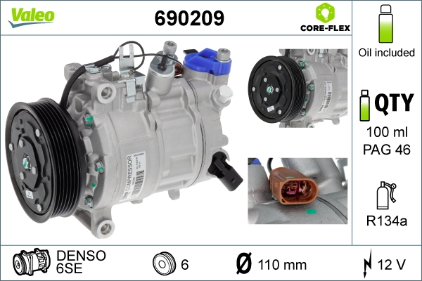 241322 Cargo Compressor de aparelho de ar condicionado