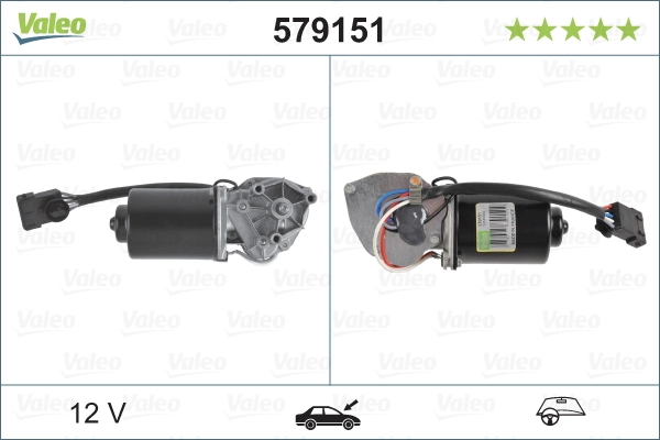 Motor de limpador pára-brisas do pára-brisas 460017A ERA Benelux