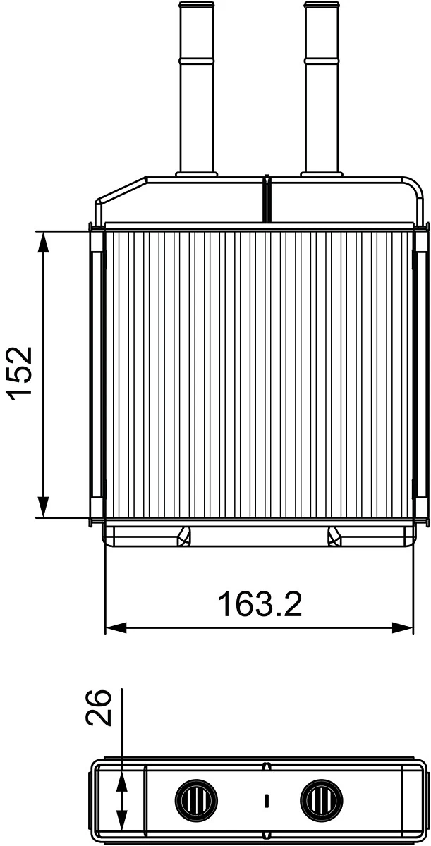 Compre BR420 Magneti Marelli Radiador de forno (de aquecedor)