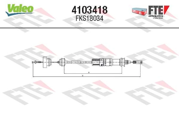 Compre 114007 Beca Cables Cabo de embraiagem