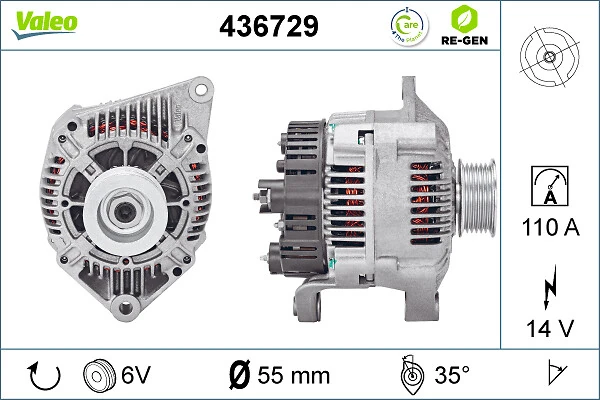 Compre 436729 VALEO Gerador