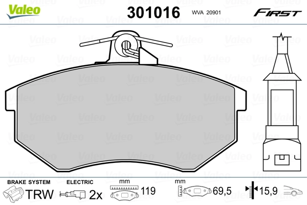 Compre Sapatas do freio dianteiras de disco Geely CK 1