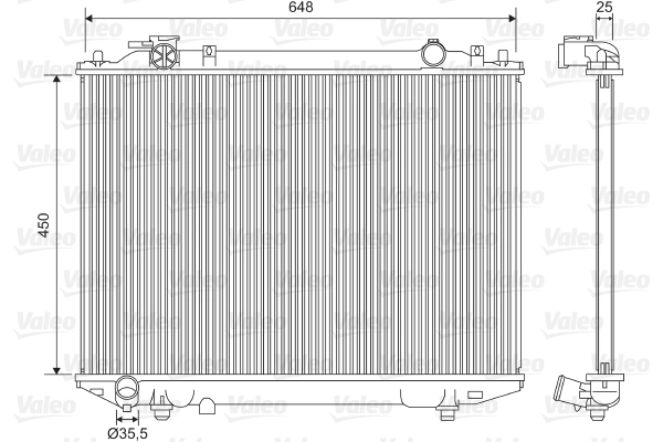 Compre WLW115200 Mazda Radiador de esfriamento de motor