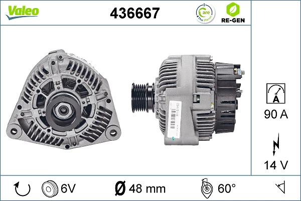 Compre 436667 VALEO Gerador