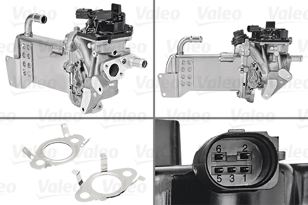Radiador do sistema EGR de recirculação dos gases de escape 700436 VALEO