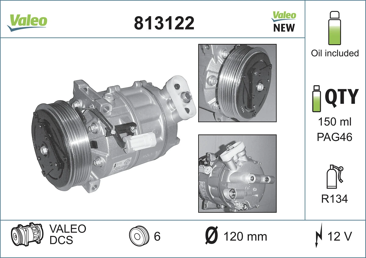 Compressor de aparelho de ar condicionado para Alfa Romeo 159  939