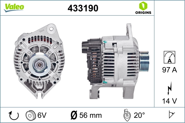 Compre 433190 VALEO Gerador