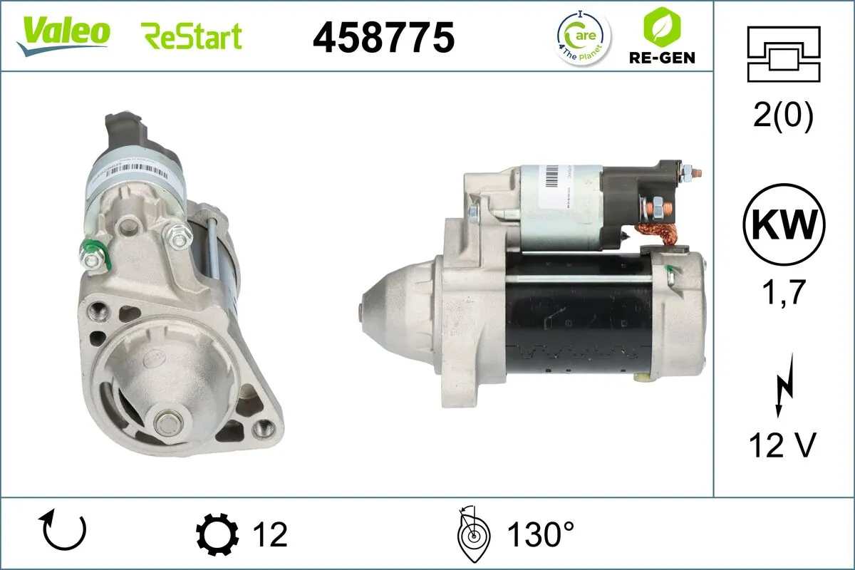  Motor de arranco Mercedes Sprinter III 3-t camião de plataforma/chassis (907, 910) (2018 - 2026) III 3-t