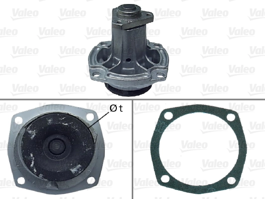 Compre 532912 Fiat/Alfa/Lancia Bomba de água (bomba) de esfriamento