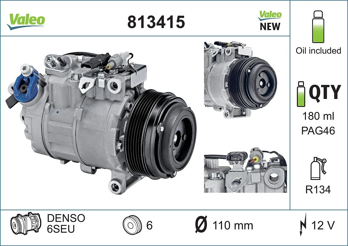 Compressor de aparelho de ar condicionado para BMW 1  E81
