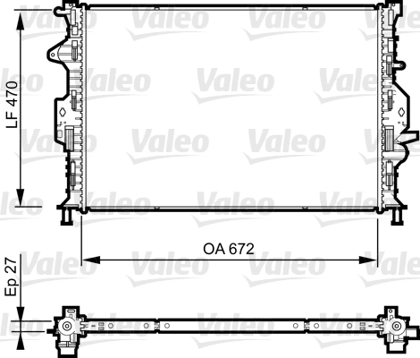 Compre Radiador de esfriamento de motor Ford Kuga 1
