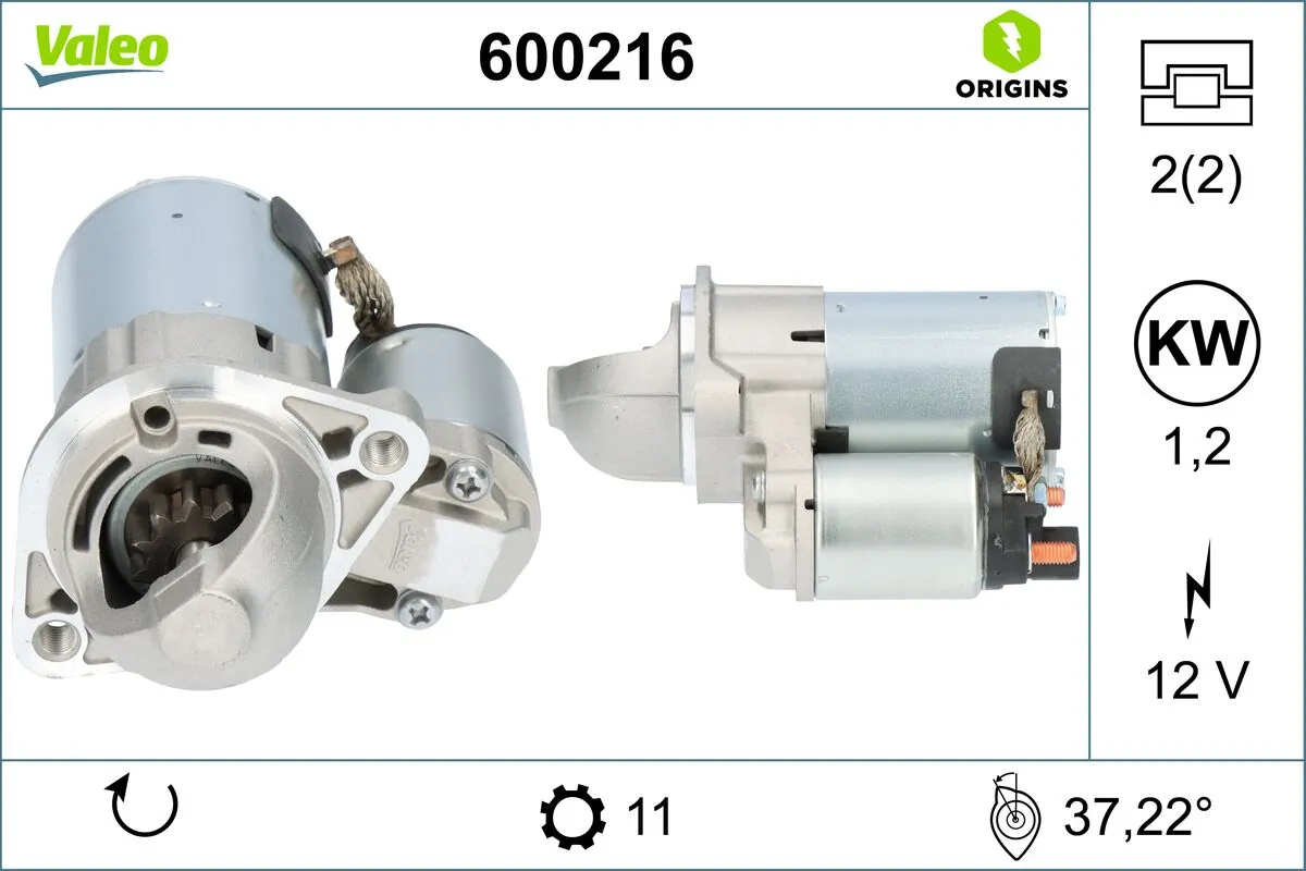 Compre 600216 VALEO Motor de arranco