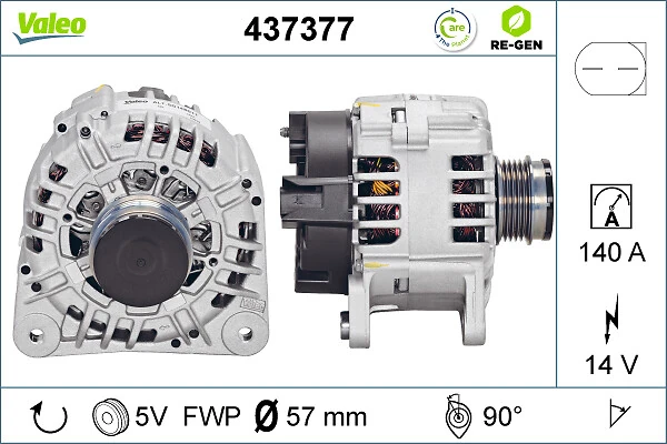 Compre 437377 VALEO Gerador