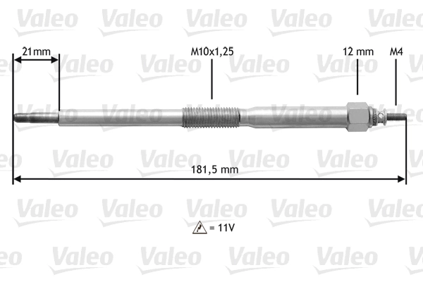 345220 VALEO Vela de incandescência