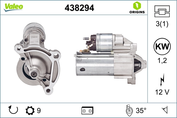 Motor de arranco TS1277 VALEO