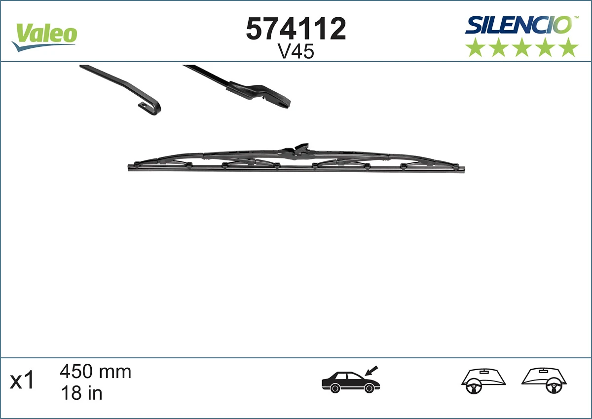 Limpa-pára-brisas de vidro traseiro VALEO 574112 preço, a partir de 7,82 USD
