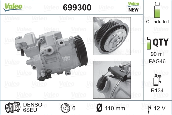 Compressor de aparelho de ar condicionado VAG A0002307911 preço, a partir de 46,86 USD