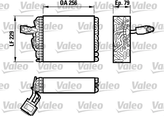 Vaporizador de aparelho de ar condicionado Volkswagen Caddy preço, a partir de 45,97 USD
