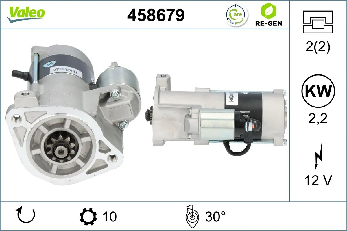 Compre 458679 VALEO Motor de arranco