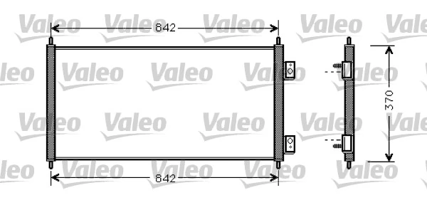 Radiador de aparelho de ar condicionado Ford Transit V V184/5