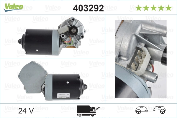  Motor de limpador pára-brisas do pára-brisas Renault Trucks MAGNUM I caminhão trator (1990 - 2000) I