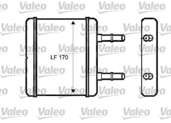  Radiador de forno (de aquecedor) Hyundai Atos hatchback (MX) (1998 - 2004) 