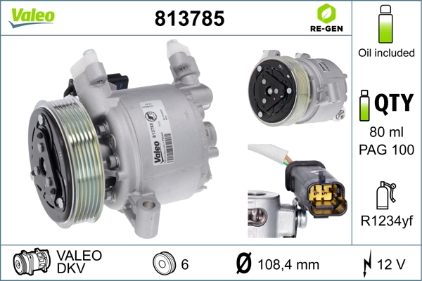 241832 Cargo Compressor de aparelho de ar condicionado
