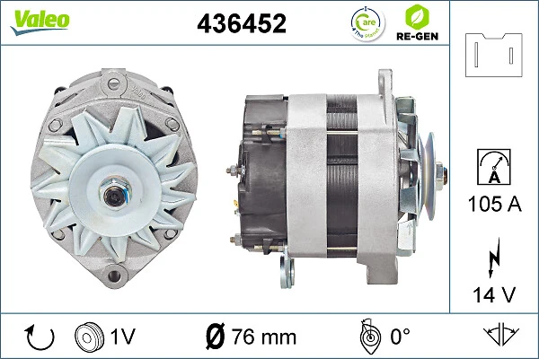 Compre 436452 VALEO Gerador