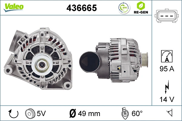 Compre 436665 VALEO Gerador