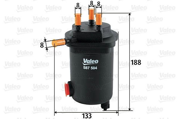 Filtro de combustível 7701062190 Renault (RVI)