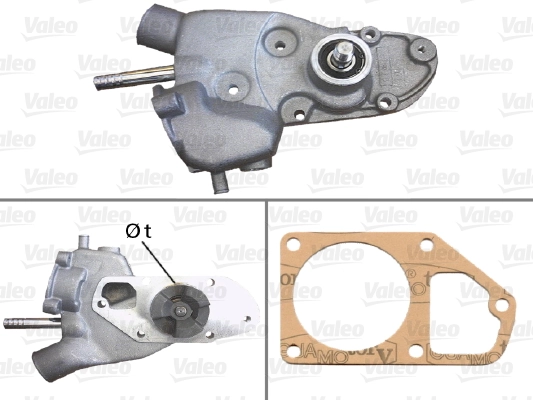 Bomba de água (bomba) de esfriamento Peugeot 505  551A