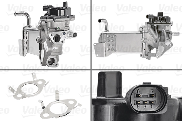 Radiador do sistema EGR de recirculação dos gases de escape 700439 VALEO
