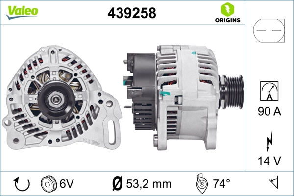 Compre 439258 VALEO Gerador
