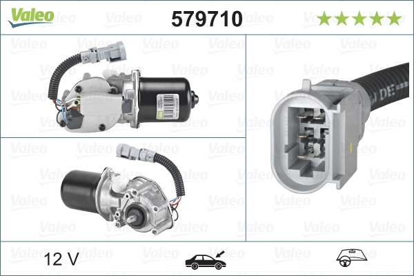 Compre 579710 VALEO Motor de limpador pára-brisas do pára-brisas