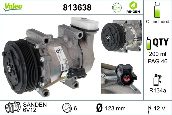 Compre Compressor de aparelho de ar condicionado Ford Fiesta 