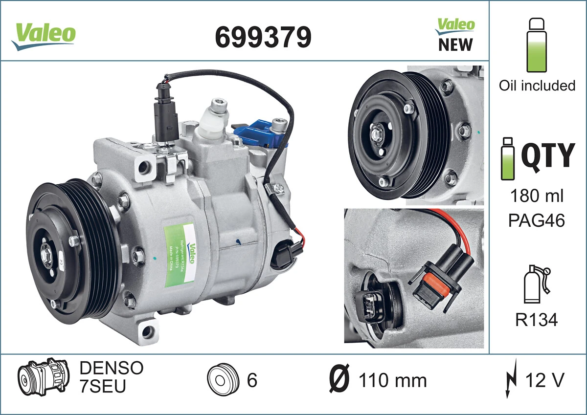 241470 Cargo Compressor de aparelho de ar condicionado