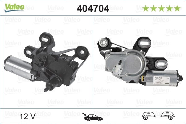 Motor de limpador pára-brisas de vidro traseiro VALEO 404704 preço, a partir de 145,25 USD