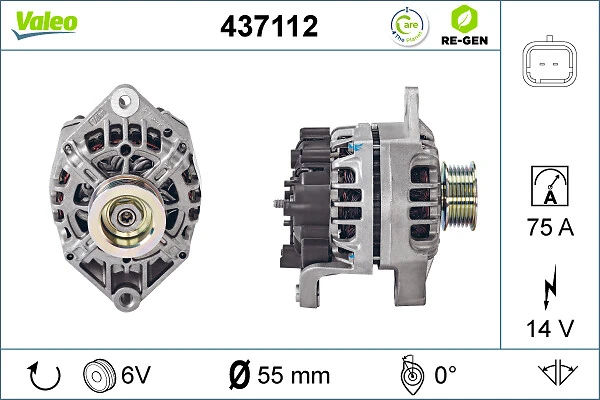 Compre 437112 VALEO Gerador