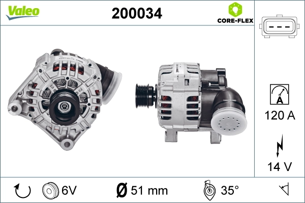 Compre 200034 VALEO Gerador