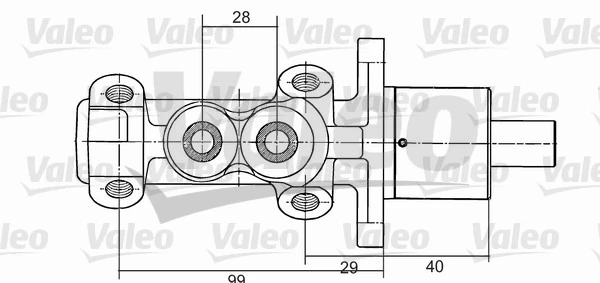 Cilindro mestre do freio Peugeot 405 I 15B