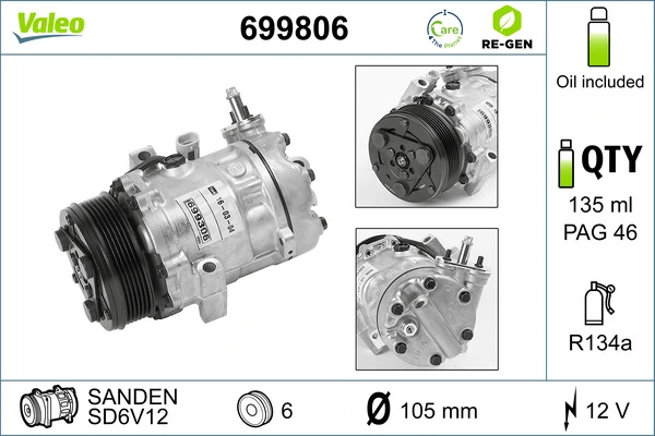 Compre 6854001 General Motors Compressor de aparelho de ar condicionado