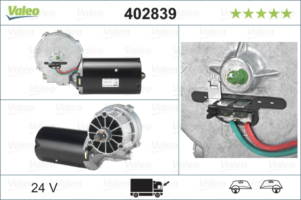 Compre 402839 VALEO Motor de limpador pára-brisas do pára-brisas