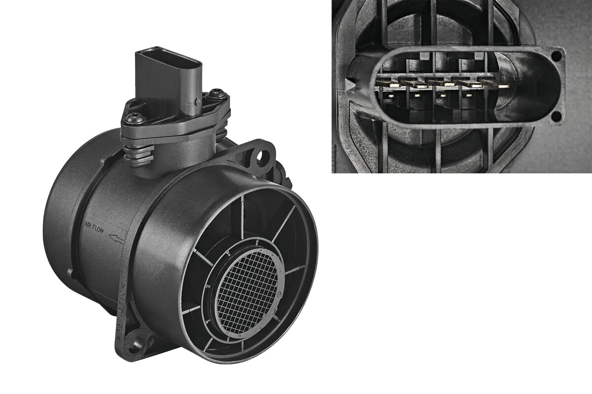 Sensor de fluxo (consumo) de ar, medidor de consumo M.A.F. - (Mass Airflow) 0281006673 Bosch