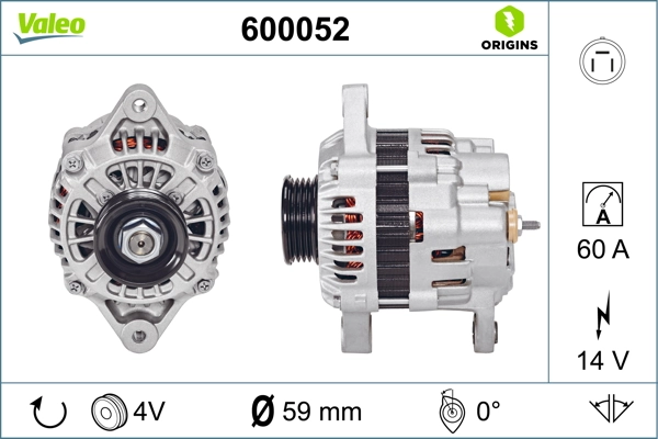 Compre 600052 VALEO Gerador