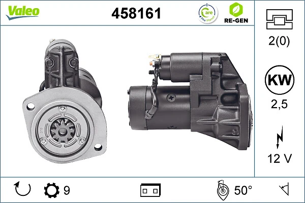 Compre 458161 VALEO Motor de arranco