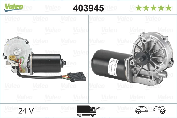 Motor de limpador pára-brisas do pára-brisas VALEO 403945 preço, a partir de 156,67 USD